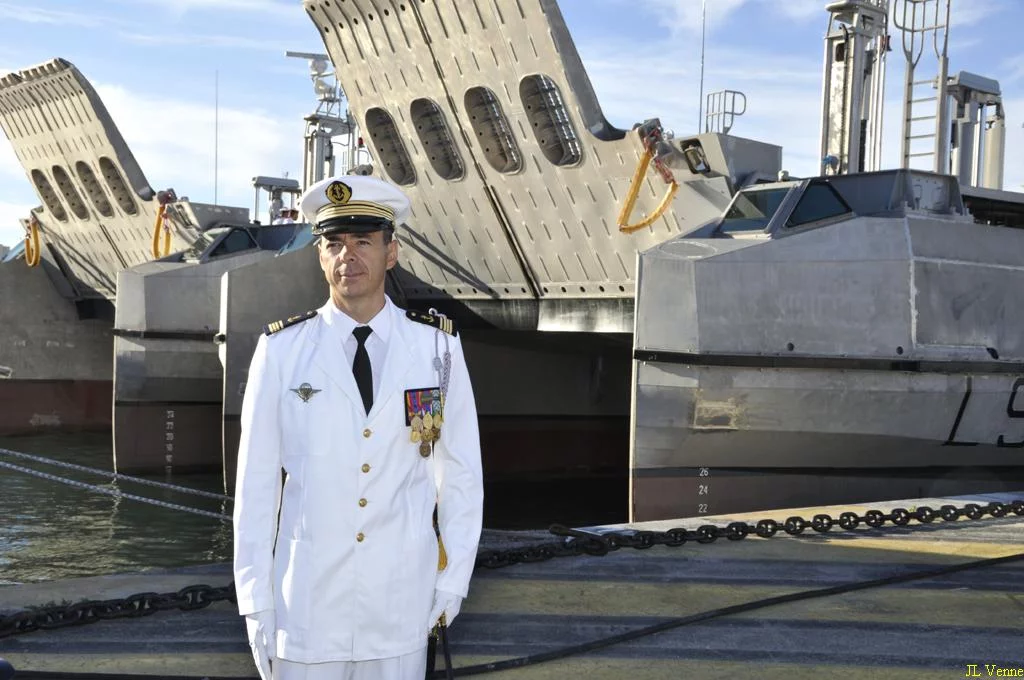 Prise de commandement de la flottille amphibie