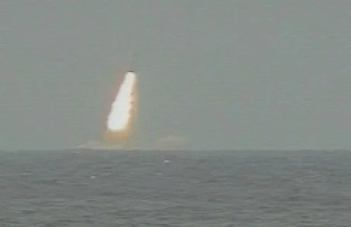 Lancement d'un missile M51