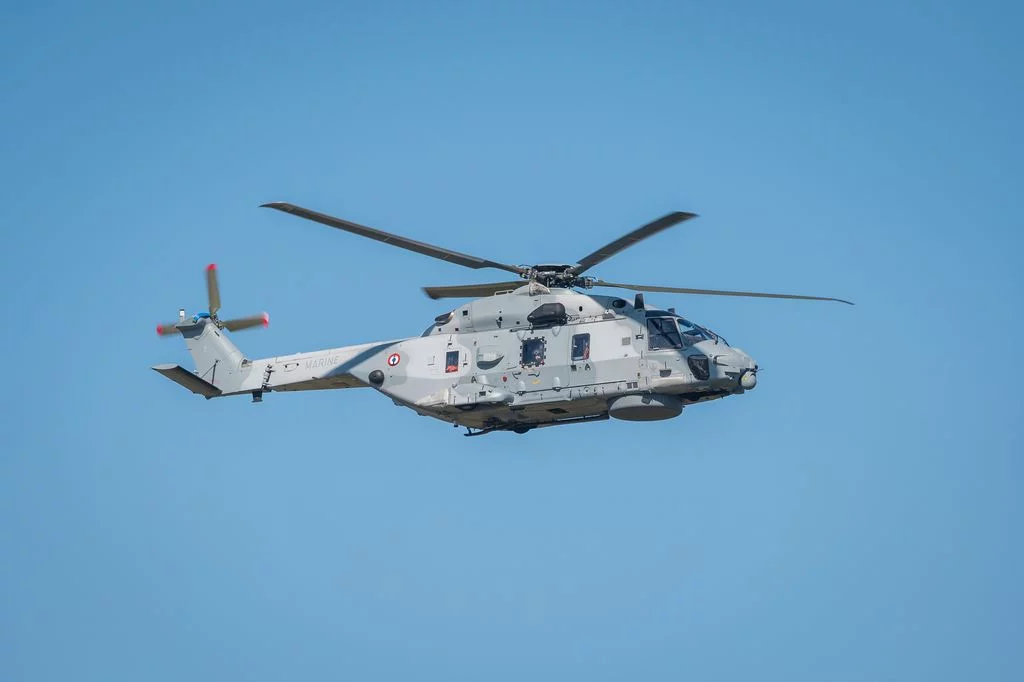 Un hélicoptère Caïman Marine de la flottille 33F