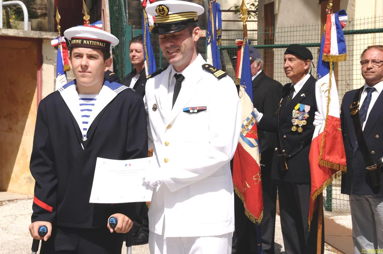 Remise des diplômes aux stagiaires de la Préparation Militaire Marine de LA SEYNE SUR MER