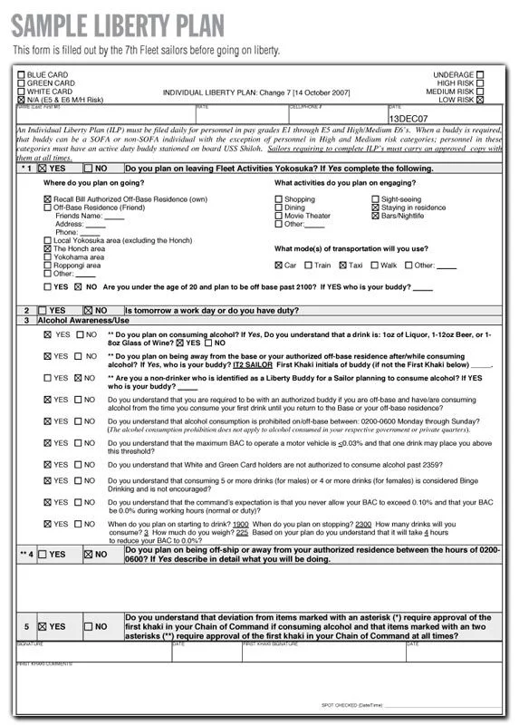 Plan individuel détaillé