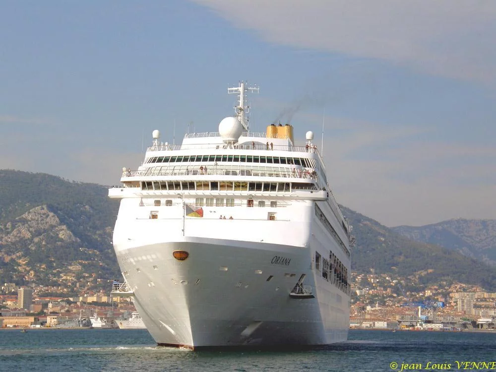 Le paquebot Oriana à La Seyne-sur-Mer
