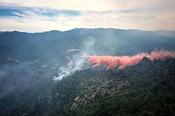 Les experts marins-pompiers des interventions héliportées en renfort feu de forêt dans le Gard