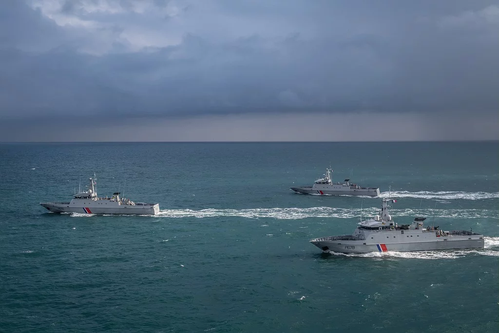Les patrouilleurs de service public (PSP) Pluvier, Cormoran et Flamant
