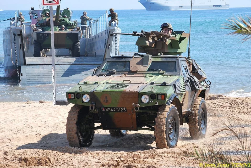 Débarquement des véhicules