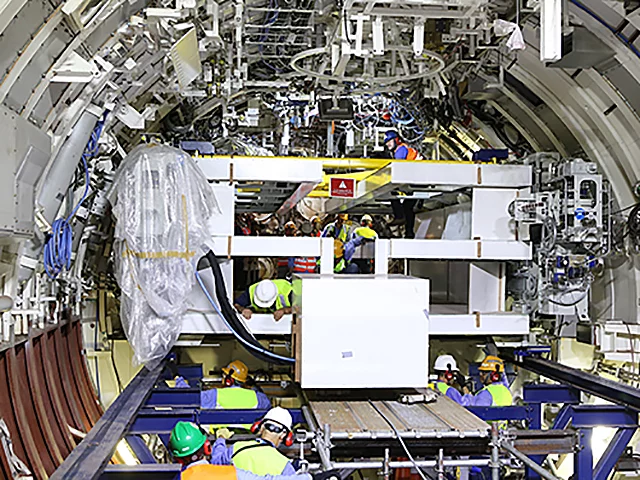 Le module de manutention des armes du 1er sous-marin brésilien