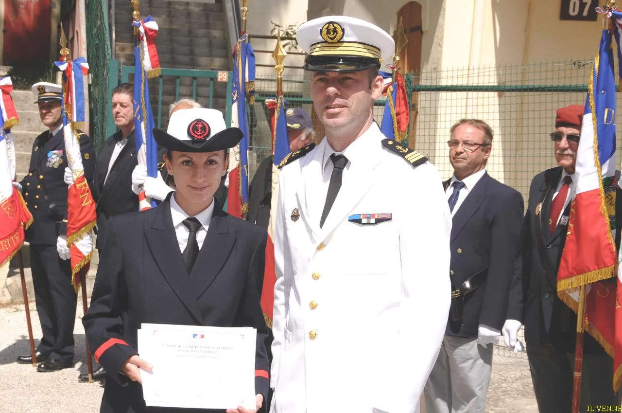 Remise des diplômes aux stagiaires de la Préparation Militaire Marine de LA SEYNE SUR MER