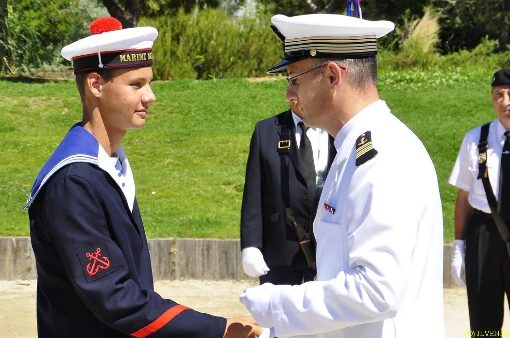 Les stagiaires de la préparation militaire marine de La Seyne-sur-mer reçoivent leur brevet