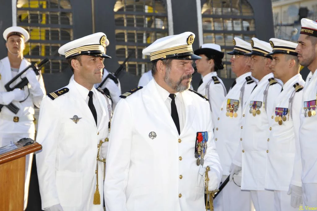 Prise de commandement de la flottille amphibie