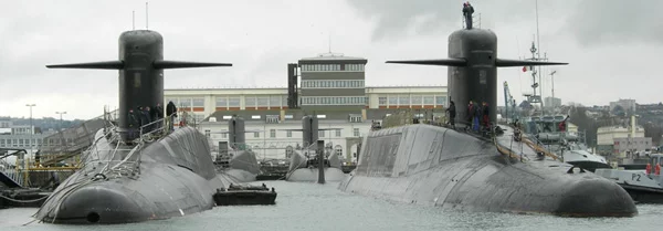 SNLE désarmés dans le port de Cherbourg