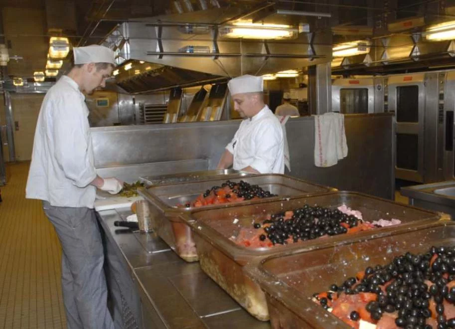 Les cuisines du Charles de Gaulle