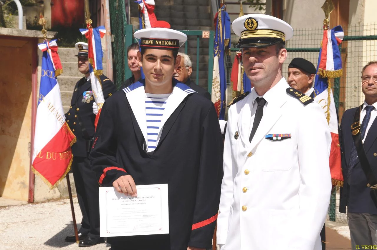 Remise des diplômes aux stagiaires de la Préparation Militaire Marine de LA SEYNE SUR MER