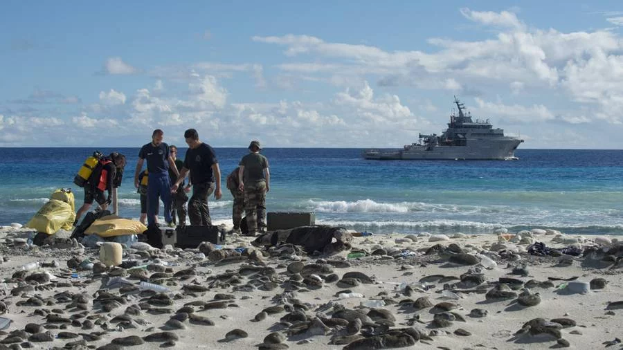 Déminage de munitions sur l’atoll de Clipperton