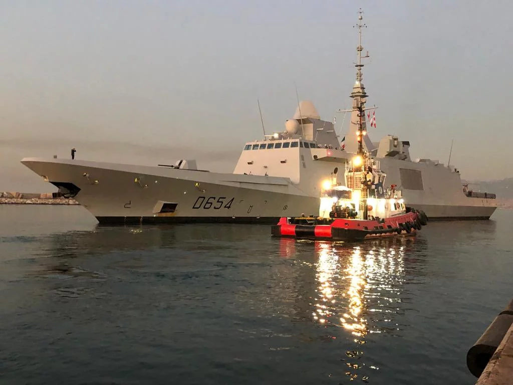 La frégate Auvergne arrive à Beyrouth