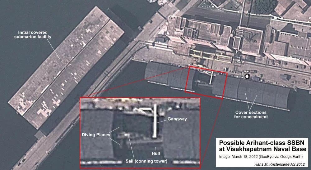 Première image du SNLE indien, l’Arihant ?