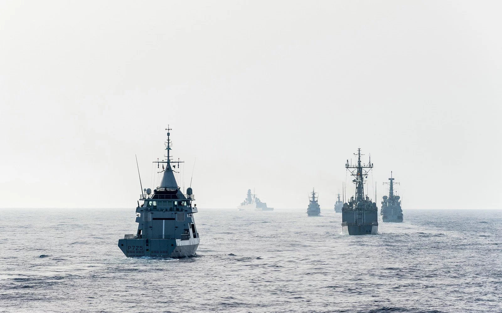 Le patrouilleur L'Adroit participe à l’entraînement Mare Aperto
