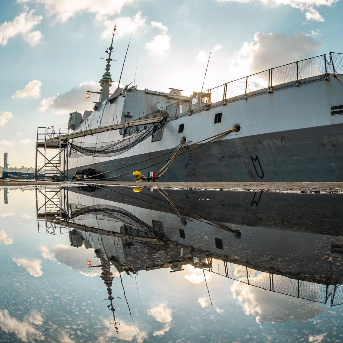 Une frégate de la marine nationale en escale à Beyrouth