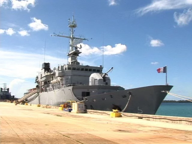 Le Vendémiaire en escale à Guam