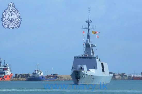 La frégate Surcouf arrive au Sri-Lanka