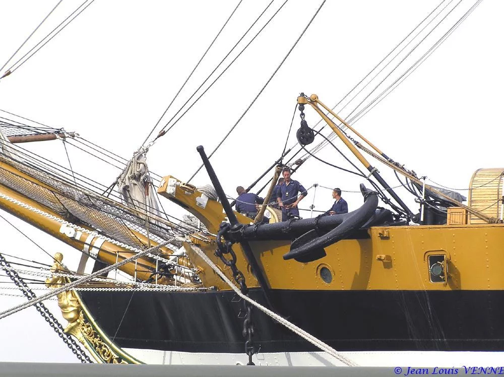 L’Amerigo Vespucci dans le port de Toulon
