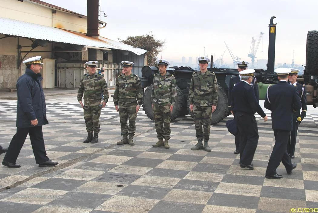 Arrivée des autorités