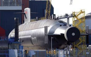 Le SNLE le Terrible, lancé l'an dernier