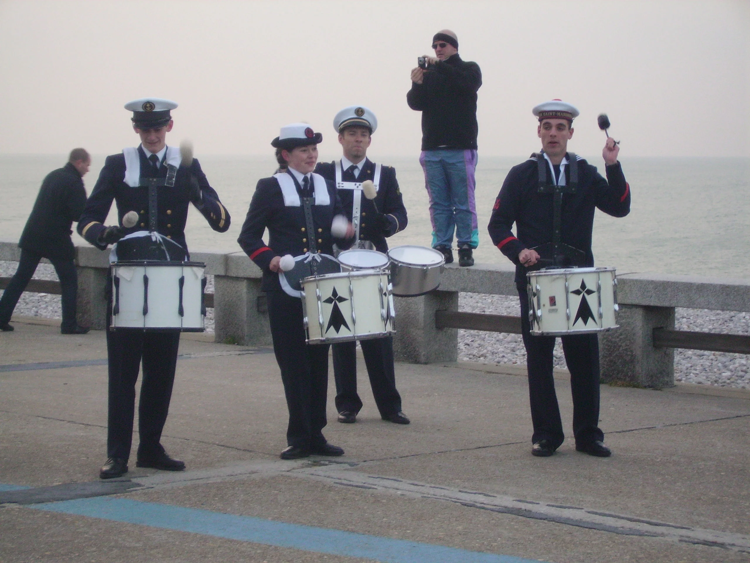 Le bagad de St-Mandrier à Fécamp