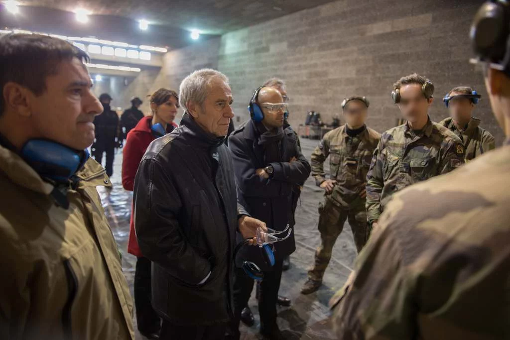 Le préfet du Morbihan en visite chez les fusiliers marins et commandos marine