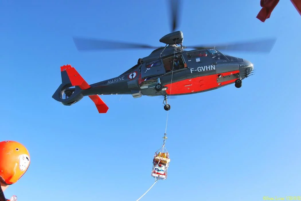 L'hélicoptère Dauphin de service public