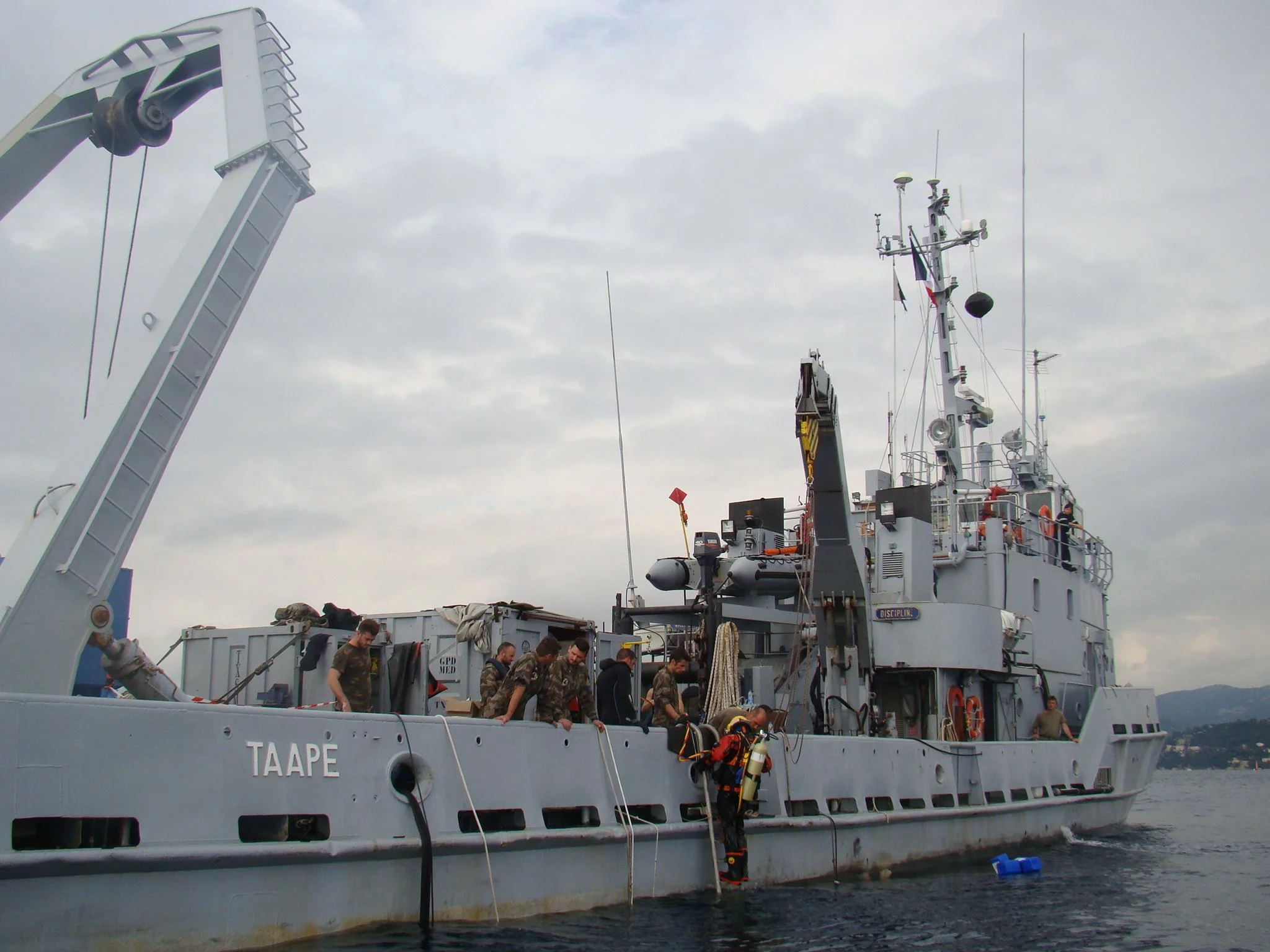 Le GPD Méditerranée effectue des travaux sous-marins par grands fonds