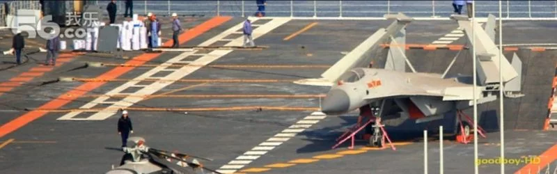 Le porte-avions chinois Shi-Lang équipé de brins d'arrêt