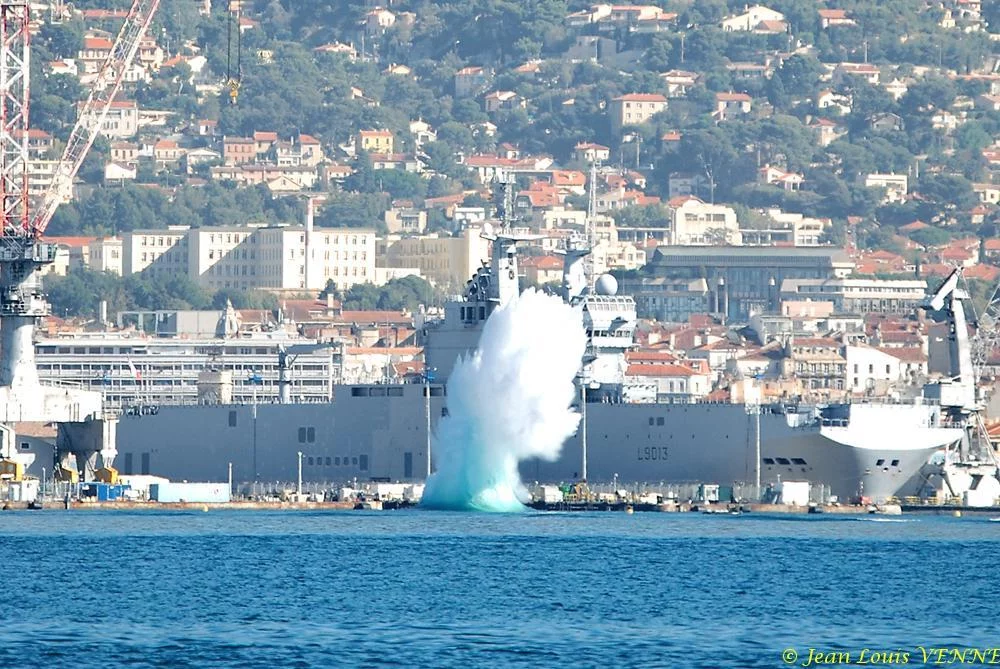 Essais des catapultes du Charles de Gaulle
