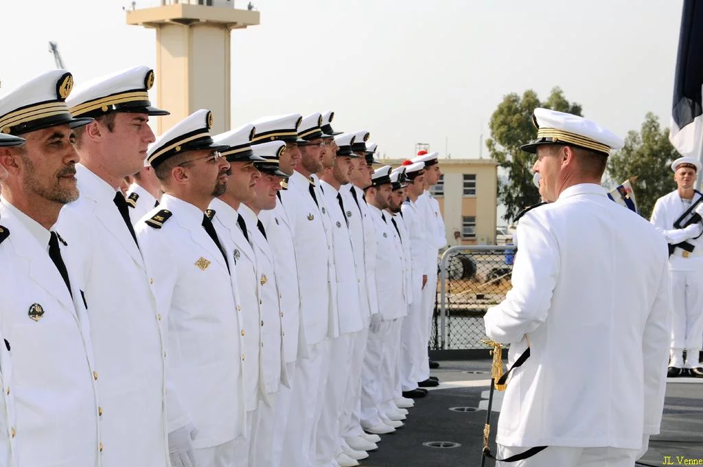 Prise de commandement de la frégate Jean Bart