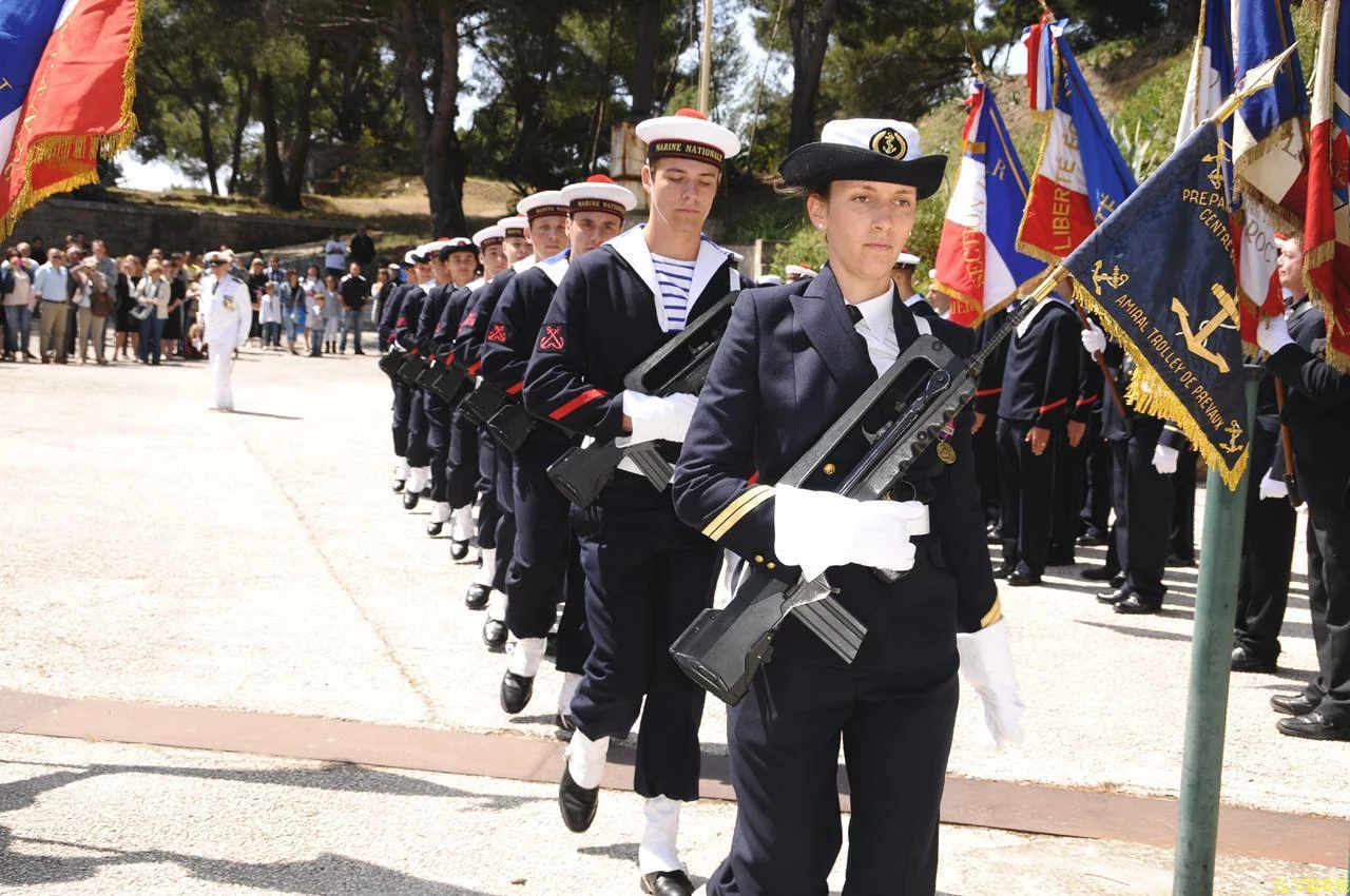 Remise des diplômes aux stagiaires de la Préparation Militaire Marine de LA SEYNE SUR MER