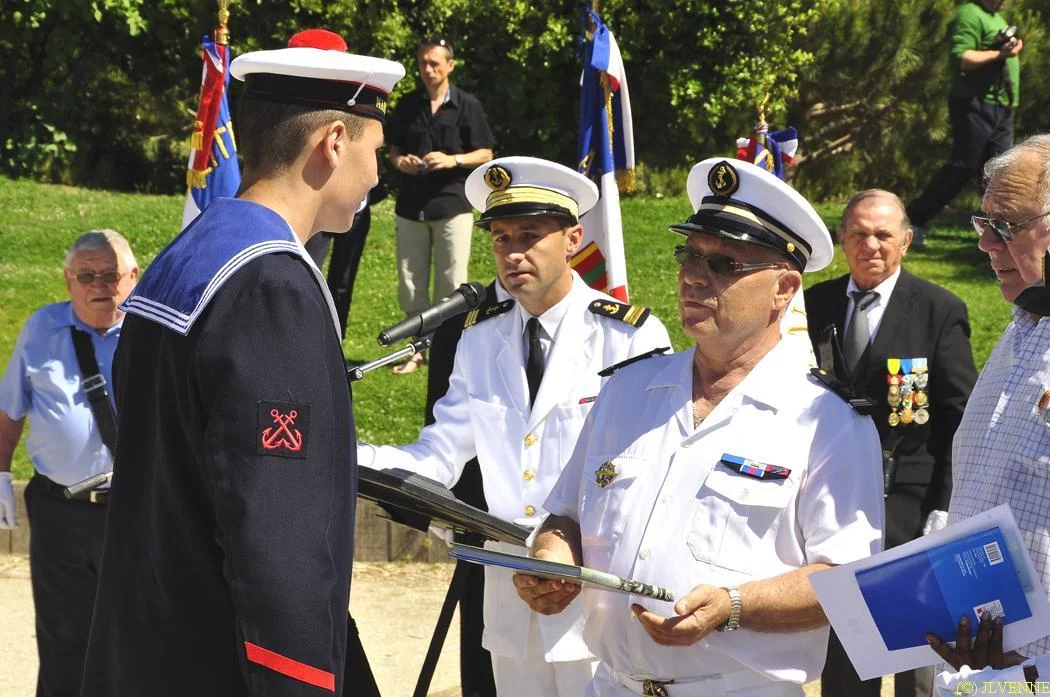 Les stagiaires de la préparation militaire marine de La Seyne-sur-mer reçoivent leur brevet