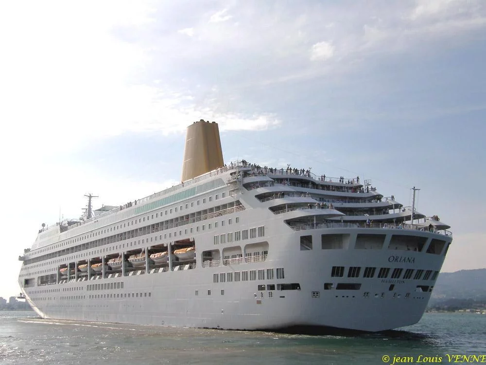 Le paquebot Oriana à La Seyne-sur-Mer