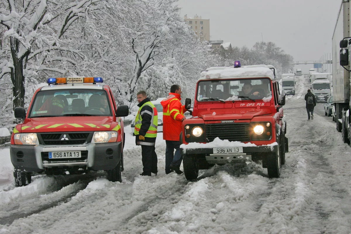 Autoroute A7 : les marins-pompiers en reconnaissance