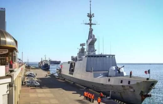 La frégate La Fayette fait escale à Odessa