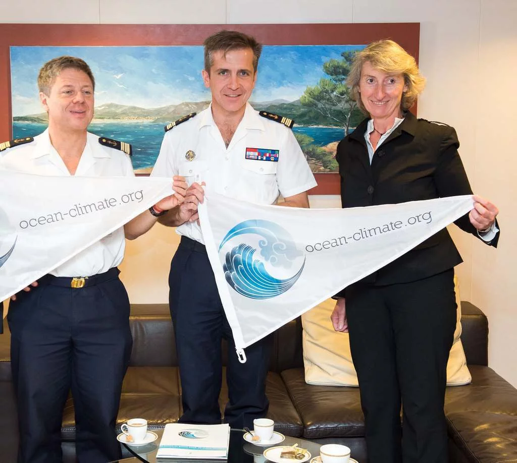 Remise du pavillon «Océan et Climat»