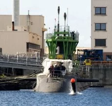 Lancement d'une torpille Spearfish