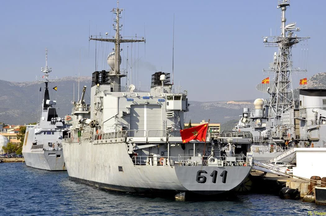 La frégate marocaine Mohamed V en escale à Toulon