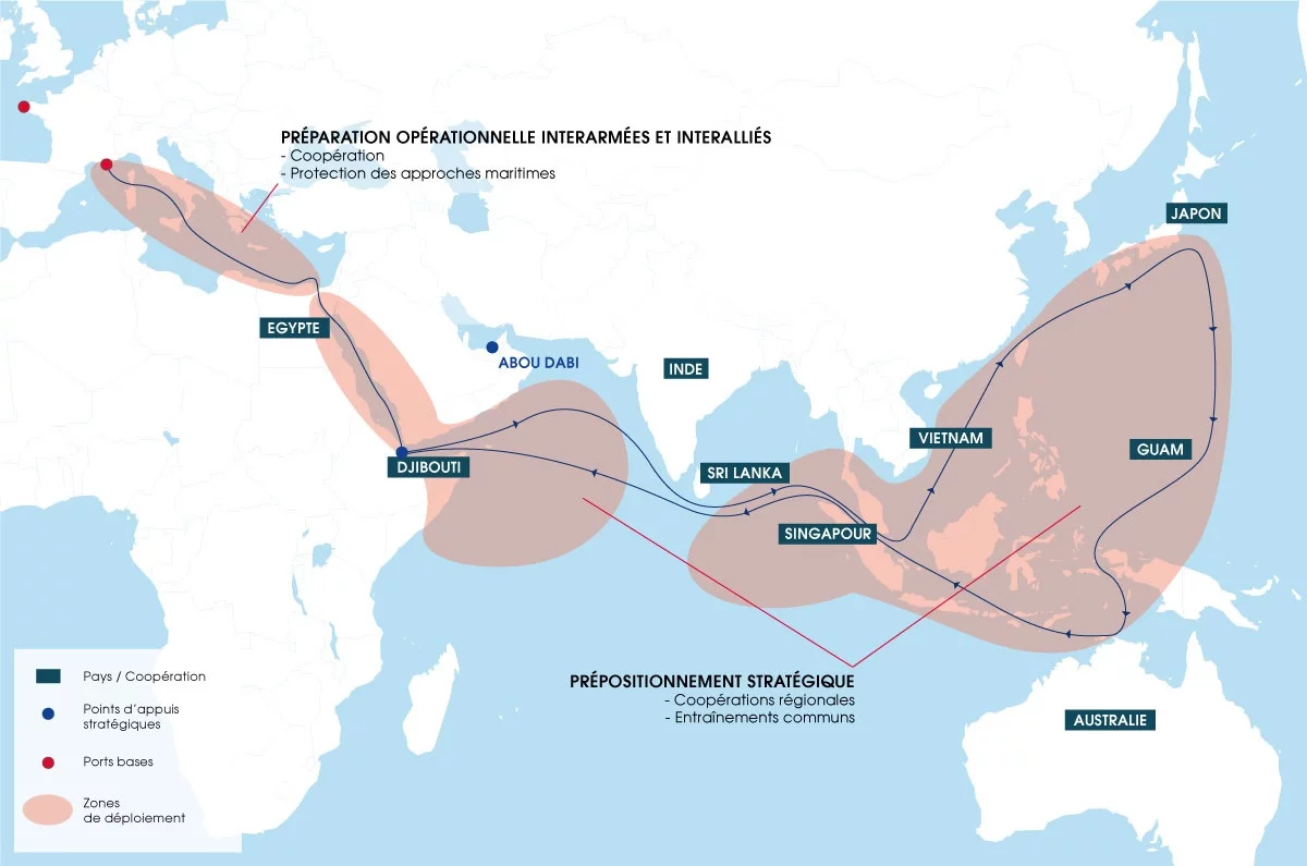 Parcours de la mission Jeanne d'Arc 2017
