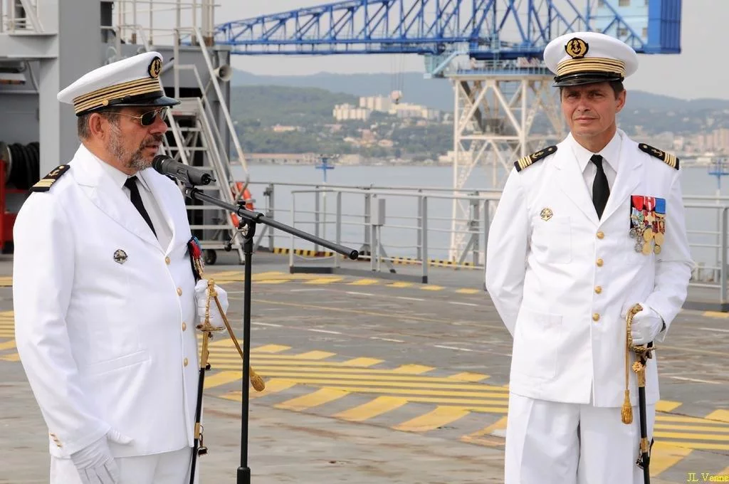 Prise de commandement du BPC Mistral