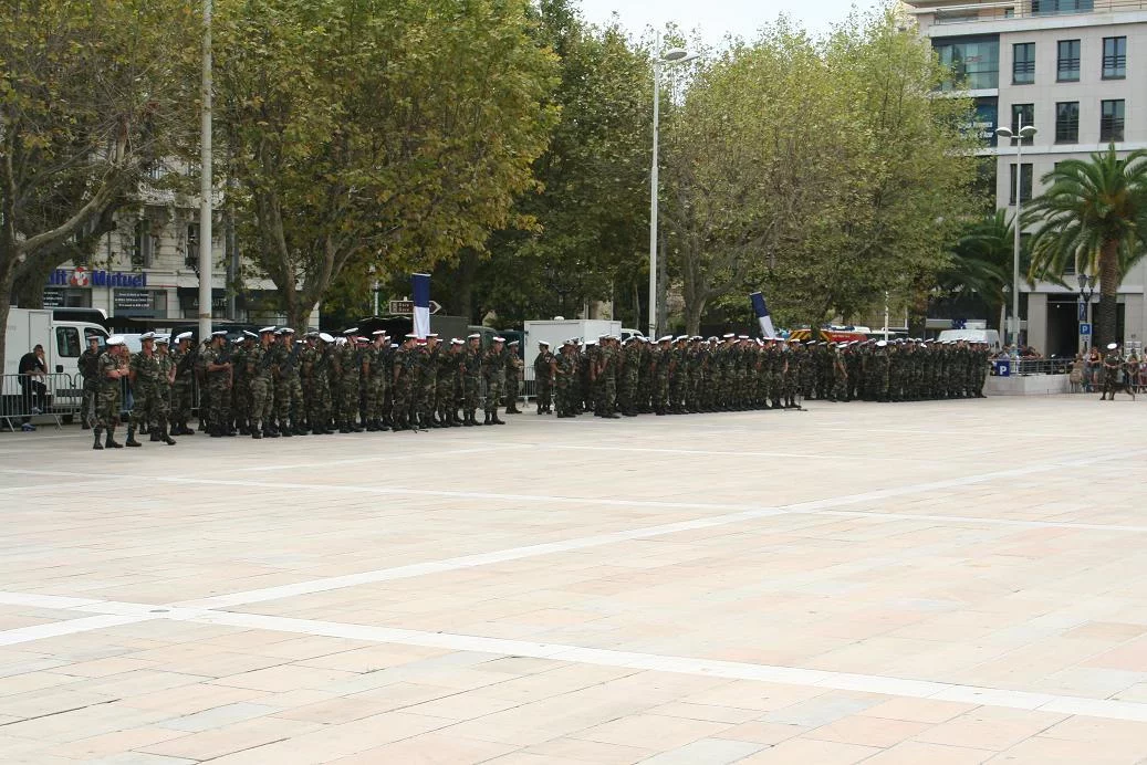 Les sections de fusiliers-marins