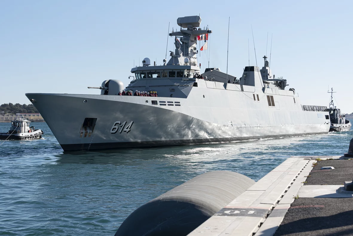 La frégate marocaine Sultan Moulay Ismail