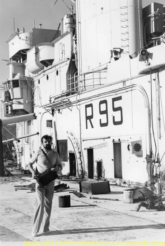 Démolition de l'Arromanches