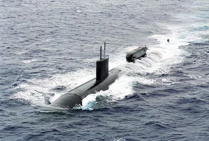 L'ASDS-1 et l'USS Greeneville