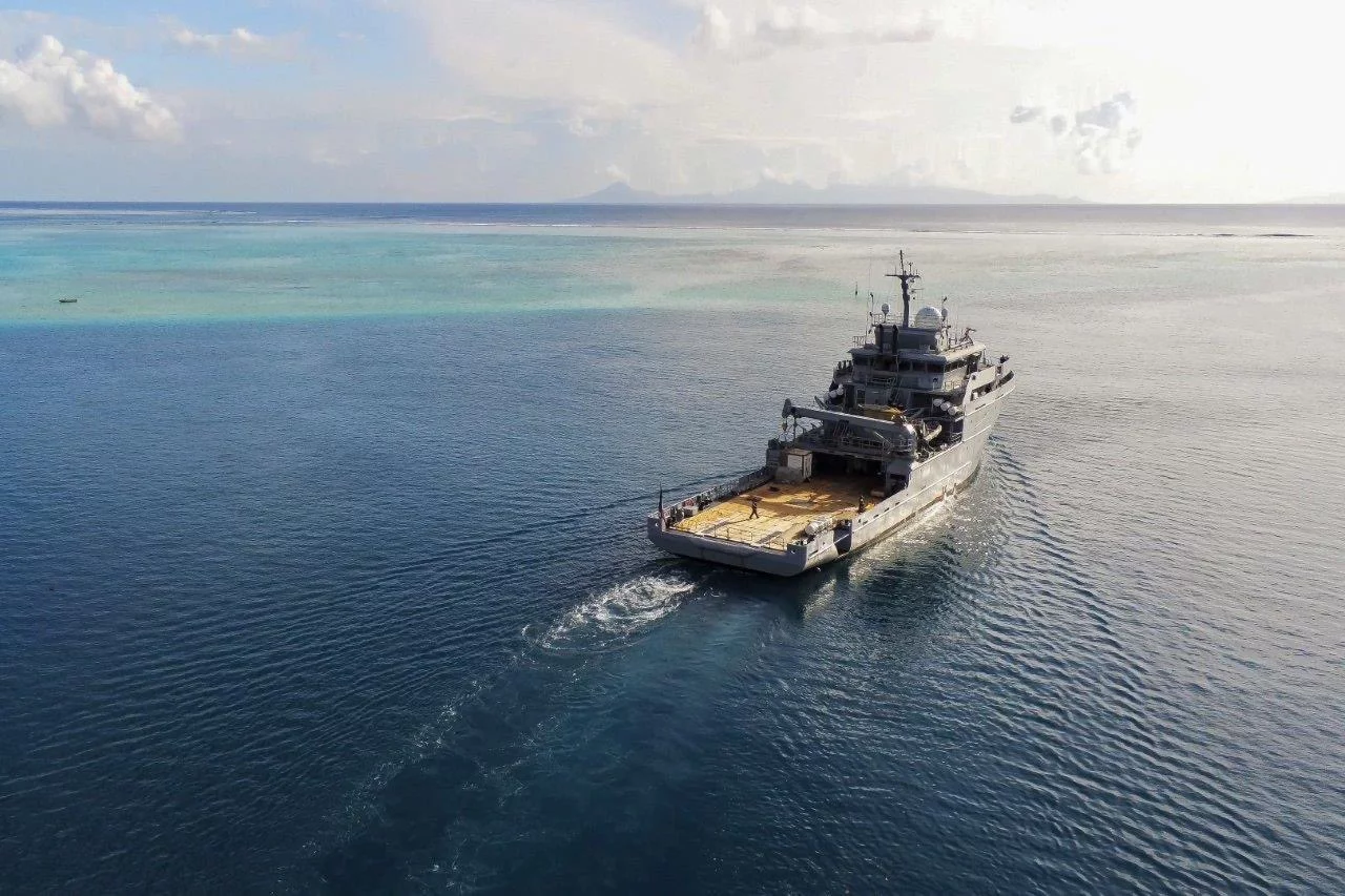 Le bâtiment de soutien Bougainville