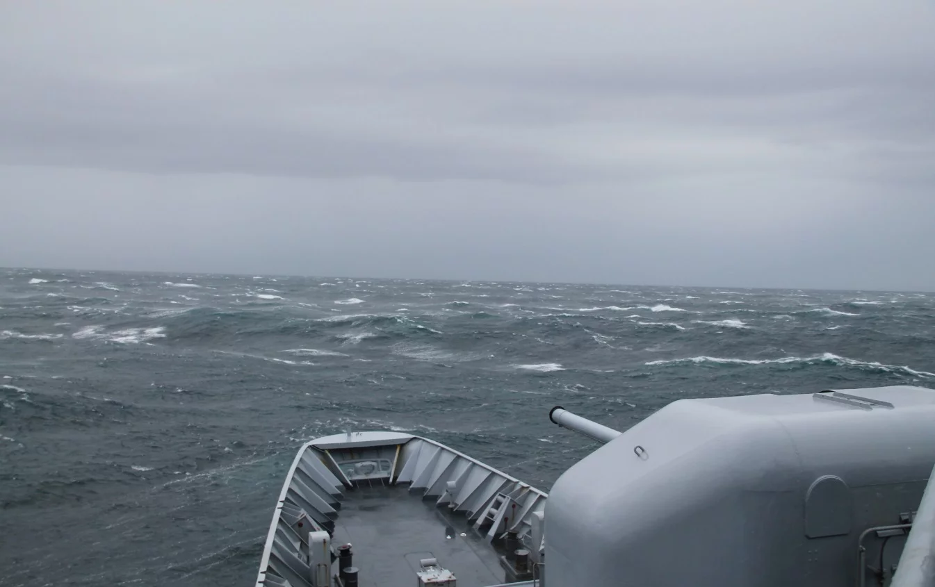 Navigation par mer formée en océan Indien