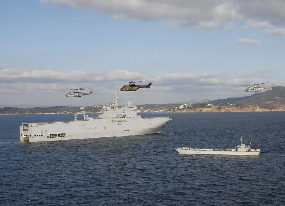 Retour du Mistral à Toulon après plus de 4 mois de déploiement